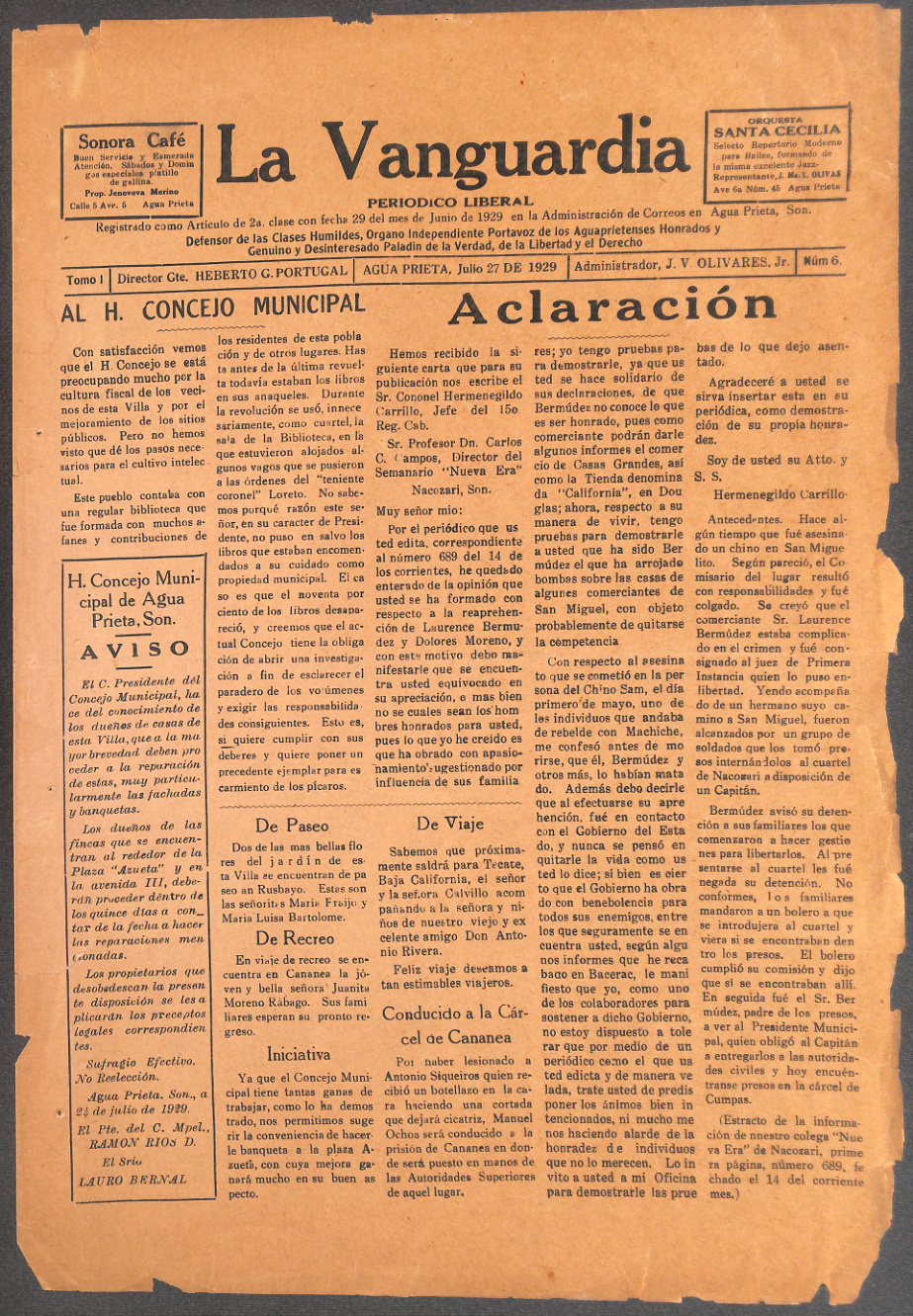Imagen: La Vanguarida