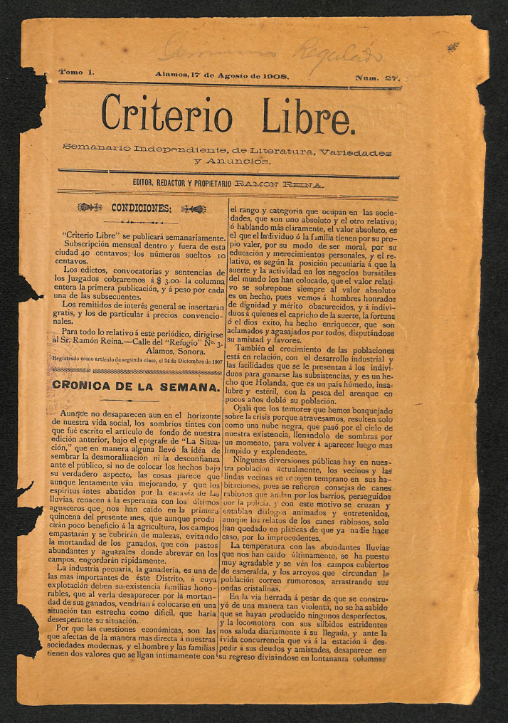 Imagen: Criterio Libre