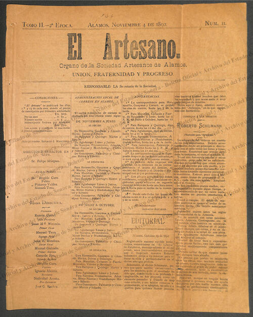 Ejemplar de El Artesano