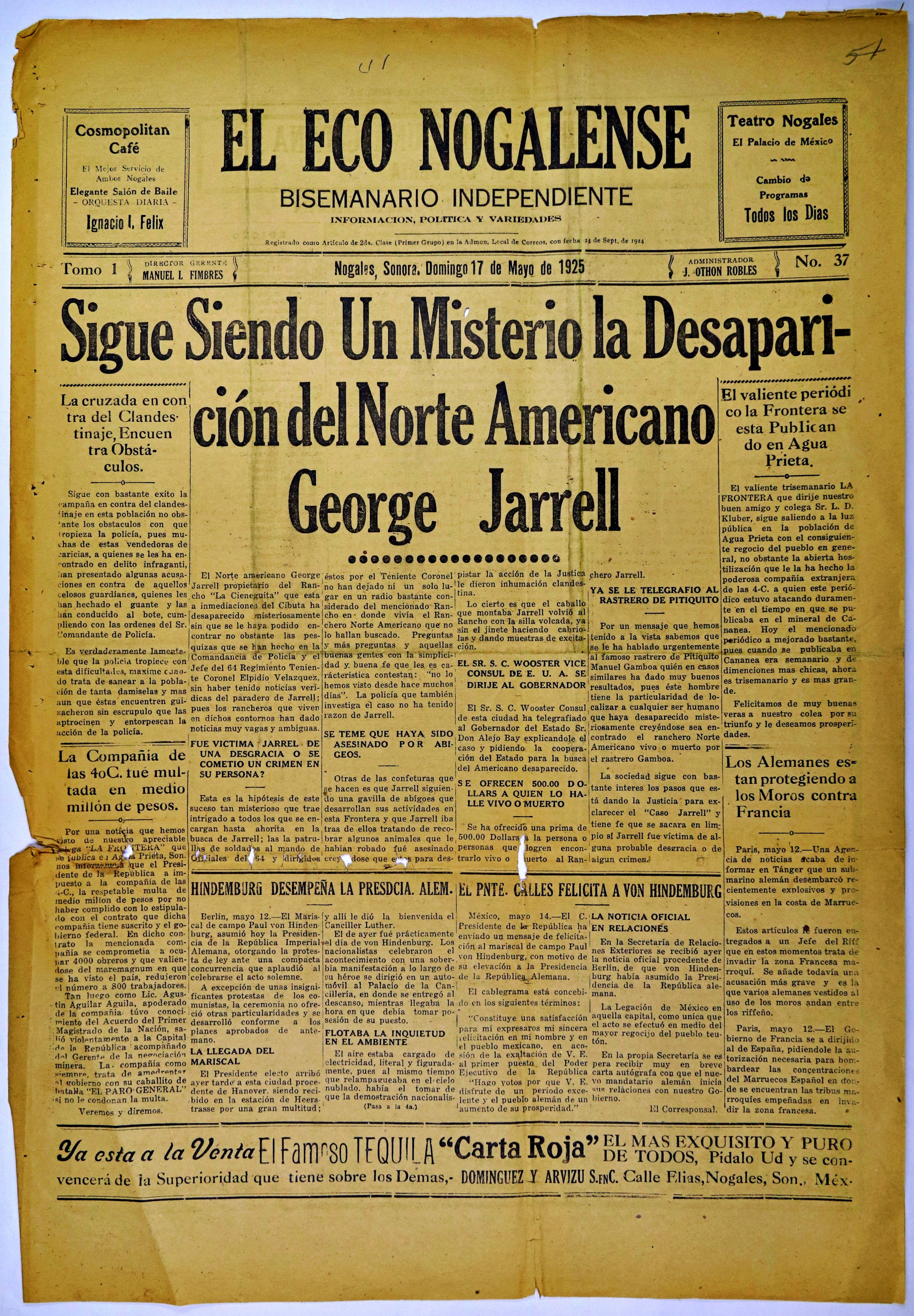 Imagen: El Eco de Nogales