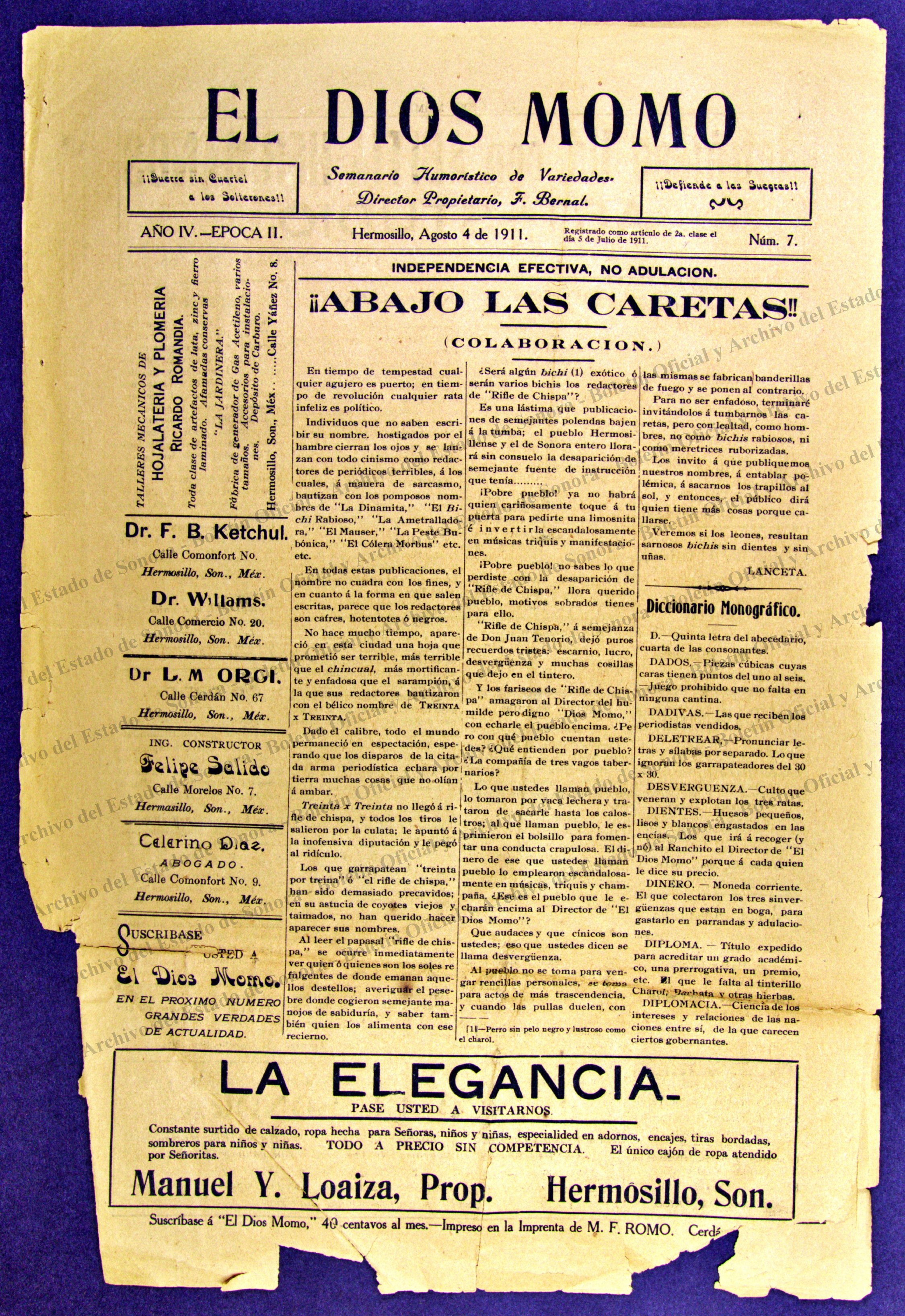 Hemeroteca Sonora