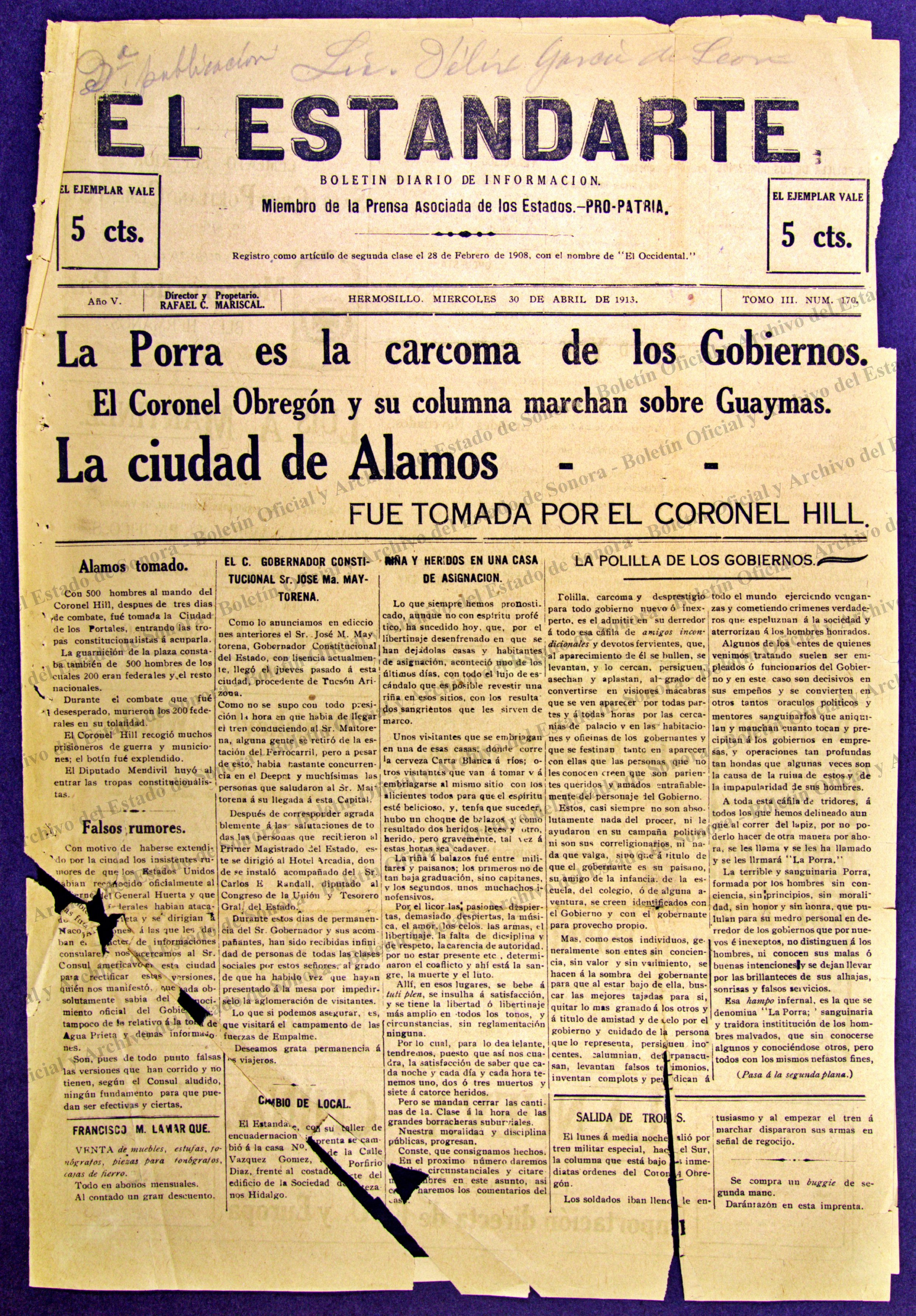 Hemeroteca Sonora