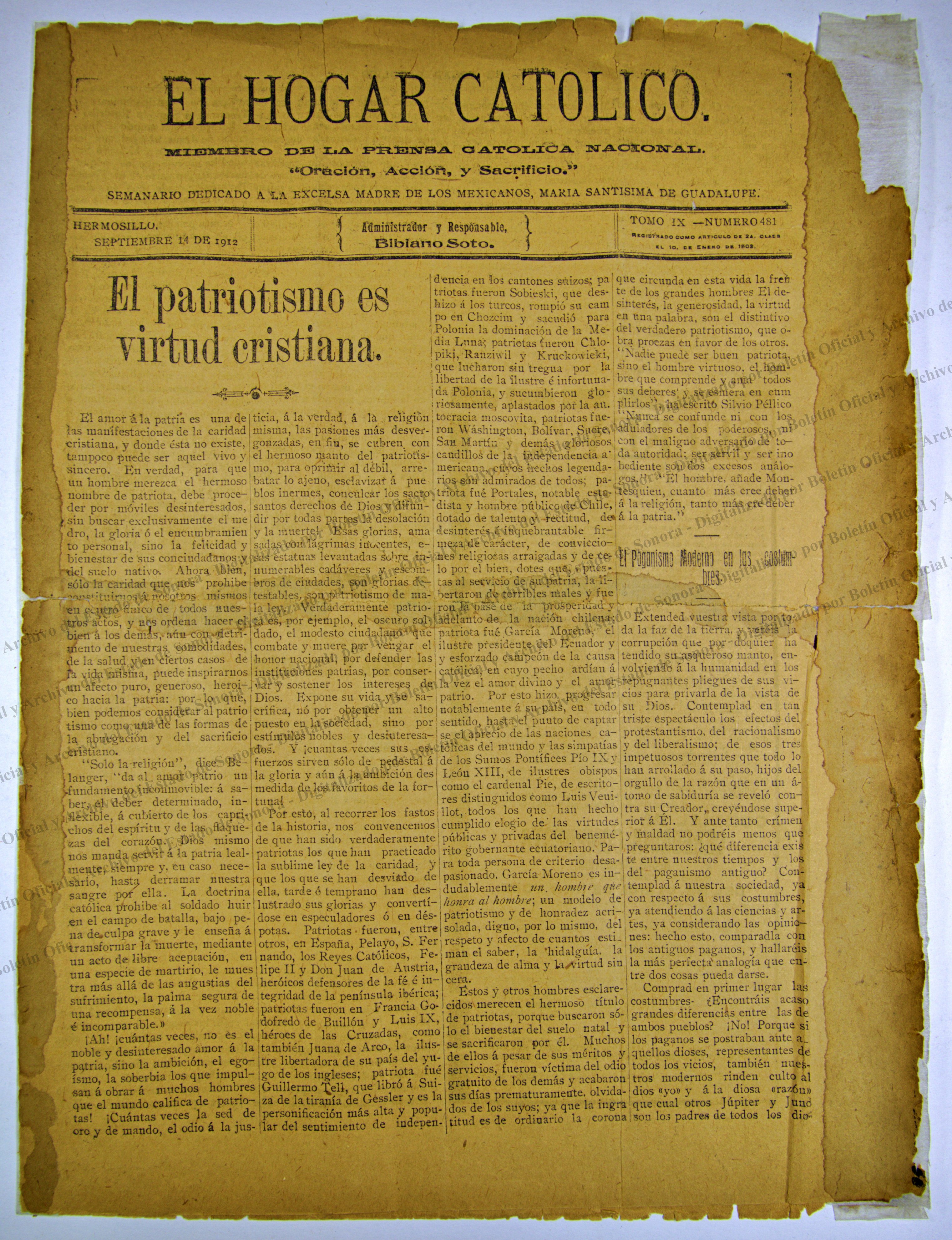 Hemeroteca Sonora